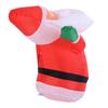 3.3FT Inflatable Father Xmas Lean Out From Window IP44 Water Proof Blow Up Xmas Decoration for Home Holiday Party US