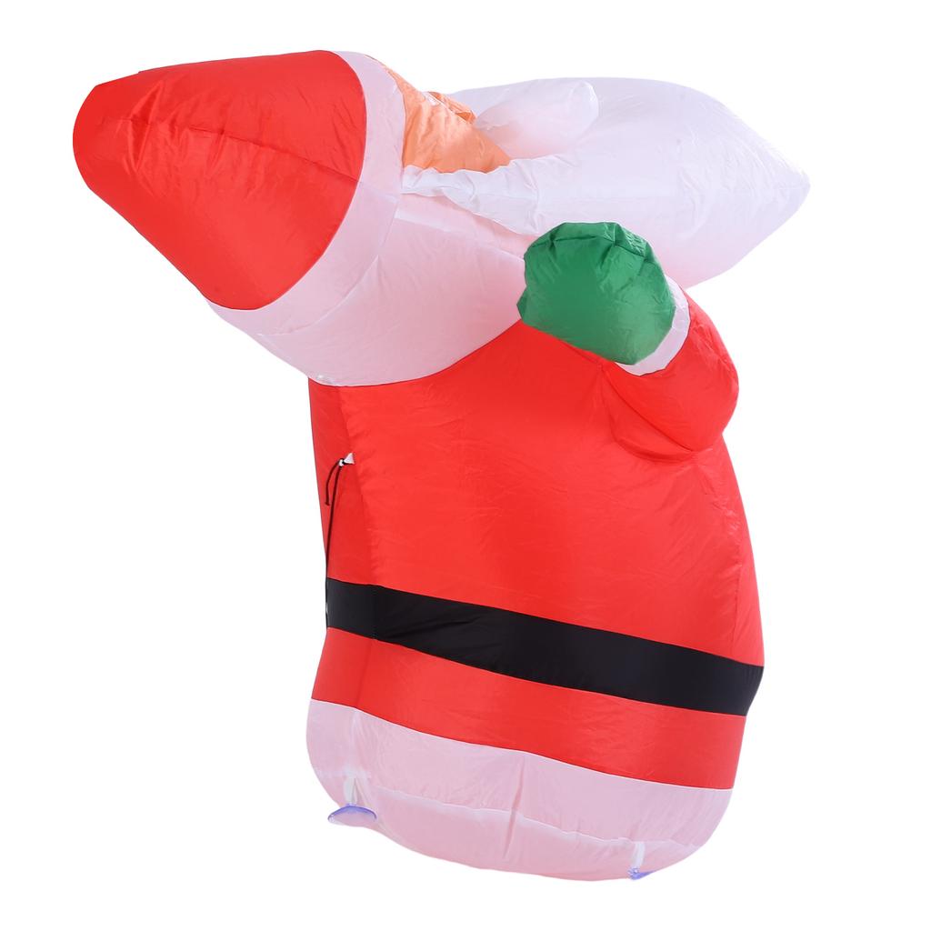 3.3FT Inflatable Father Xmas Lean Out From Window IP44 Water Proof Blow Up Xmas Decoration for Home Holiday Party US