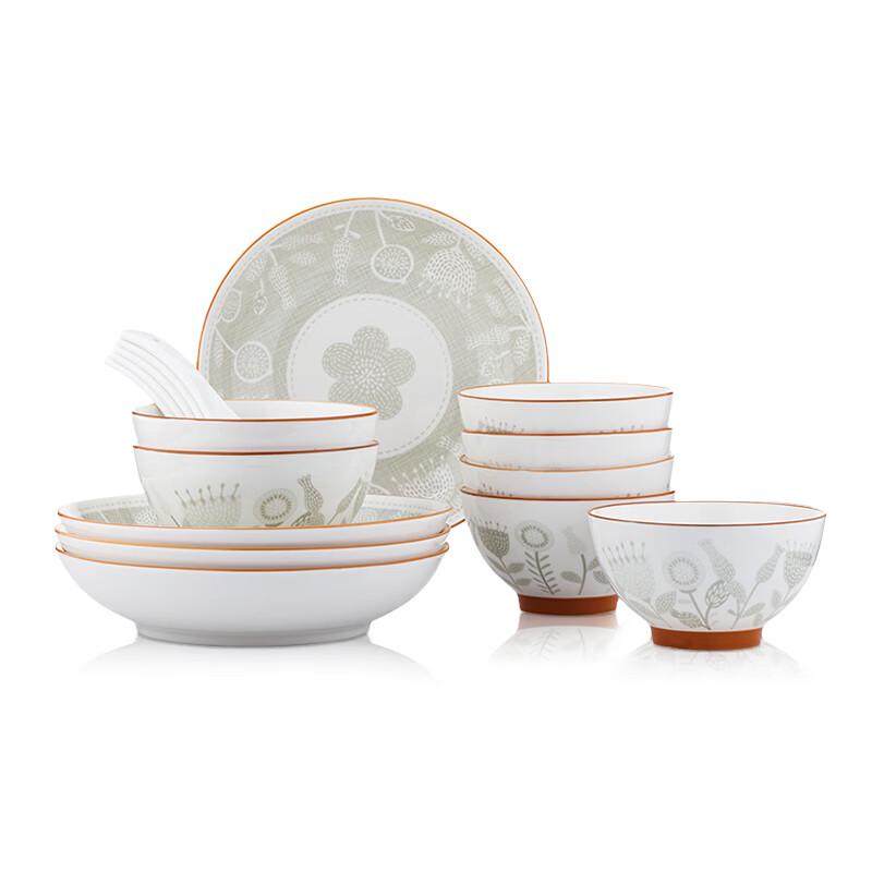 BURNELL Shiguang 16-Piece Ceramic Dinnerware Set