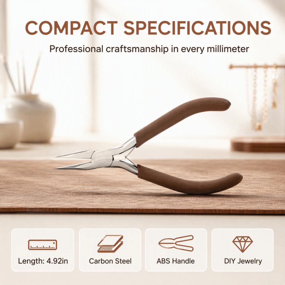 Flat Pliers Jewelry Making Pliers Beading Concave Pliers Handmade Cutting Wire Pliers Jewelry