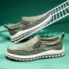 Fashion Non-Slip Outdoor Man Canvas Shoes All-match Mens Loafers Comfortable Driving Shoes New Arrival Men Casual Shoes Treking Footwear