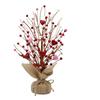 Red and Pink Heart Decorative Tree 40cm Foam Table Centerpiece for Valentine Themed Home and Office Holiday Decor