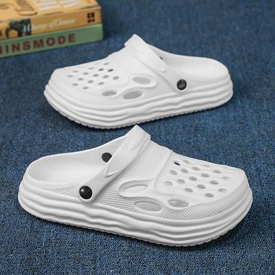 Fashion Outdoor Men's Half Drag Sandals Men's Comfortable Slippers Beach Male Sandal Men Lightweight Garden Flat Male Walking Sneakers