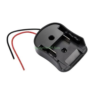 24TE 18V-21V Battery Adapter Battery Dock Power Connector with Wires Connectors Wires Connectors Adapter Tool Accessories DIY