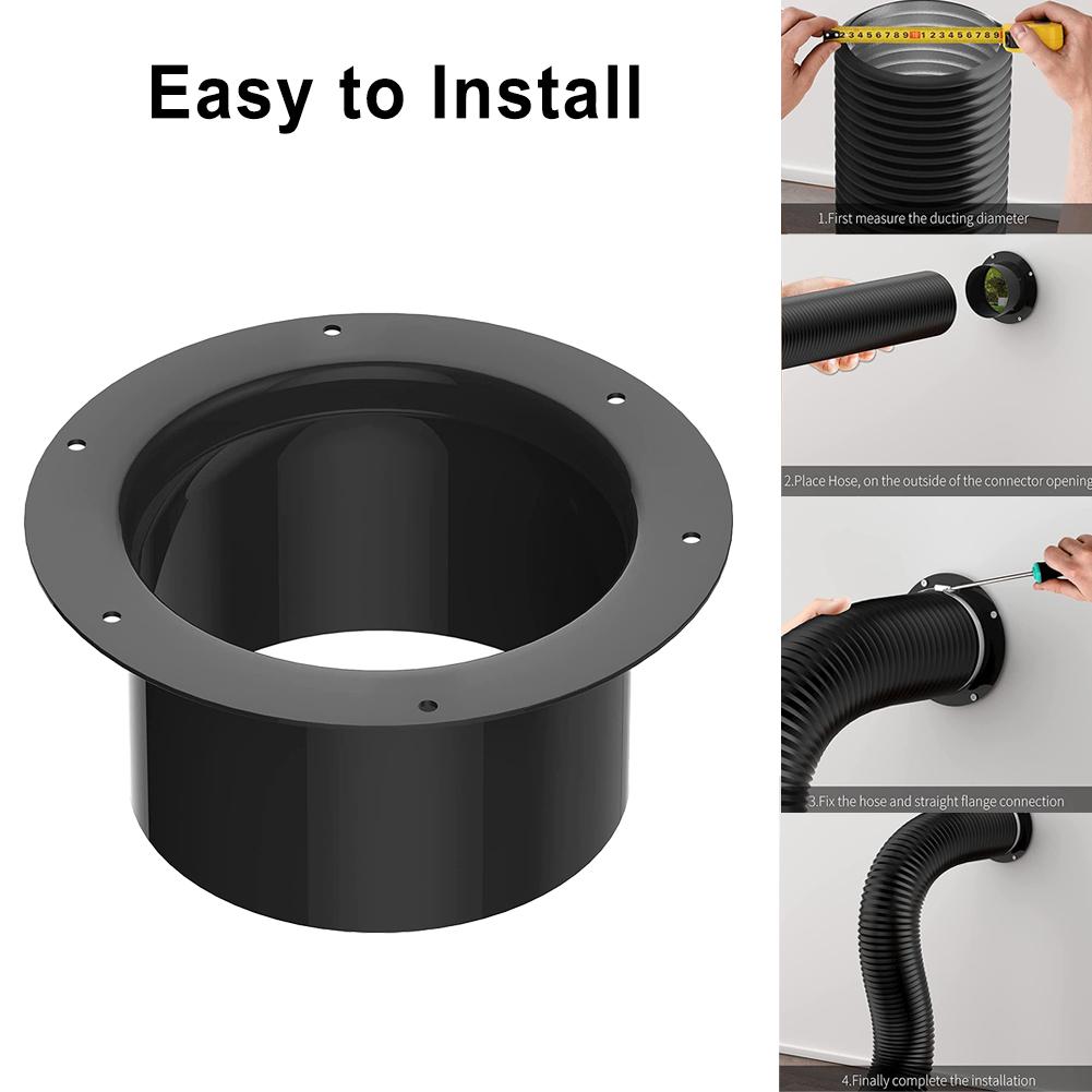 For Ventilation Pipe Duct Joint Round Joint Wall Flange Connector