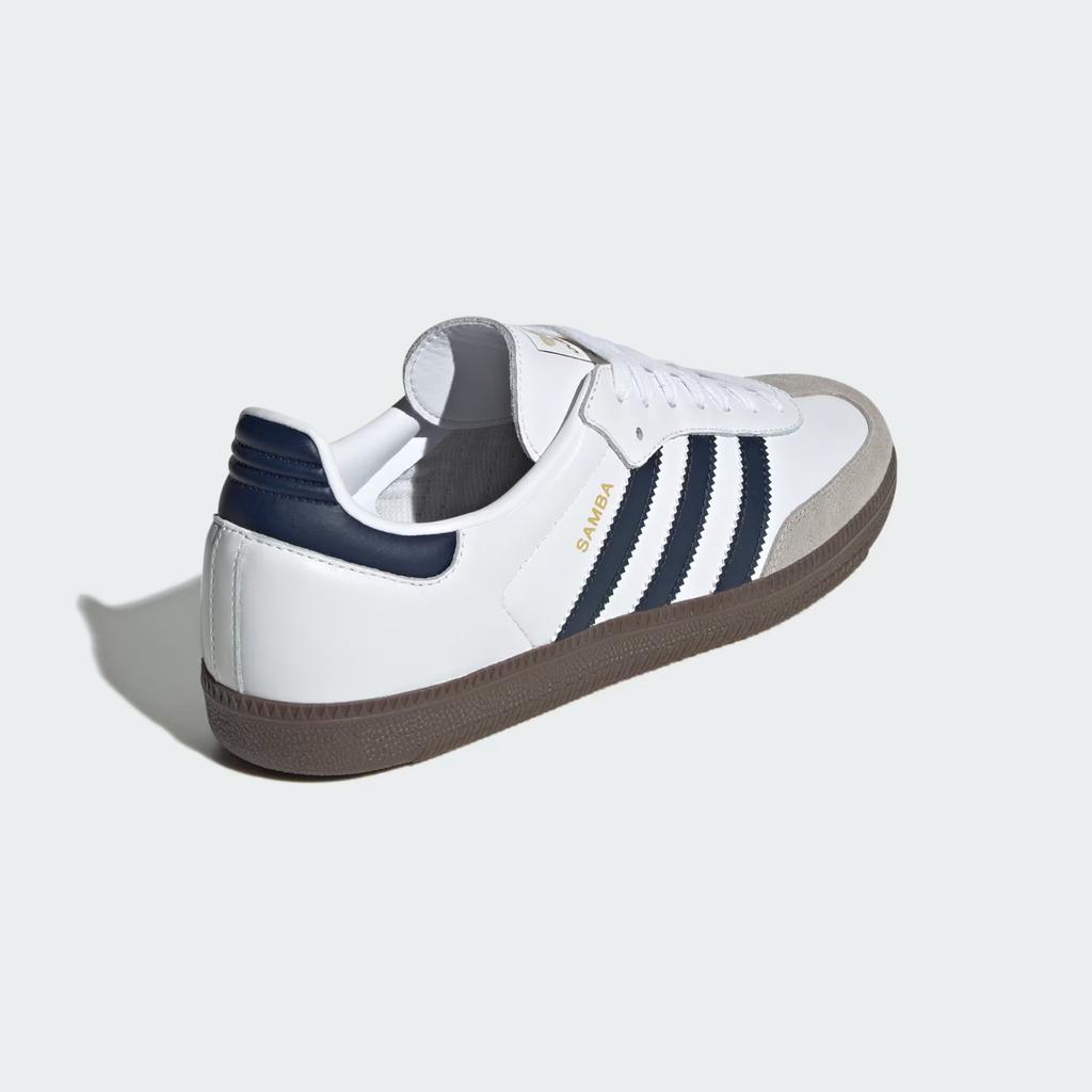 JH8795 Adidas Originals Samba OG Cloud White Night Indigo Clear Granite (Men's)