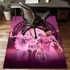 Messi's Pink  Rug Game Carpet, Floor Mat for Bedroom Living Room Entryway Rug, Home Decor Idea Gift for Christmas Birthday