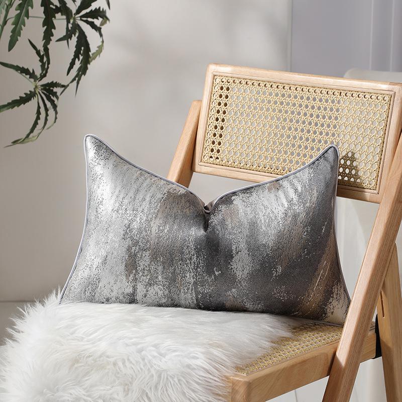 High-precision Light Luxury Sofa Decorative Lumbar Pillow, Living Room Sofa Cushion Cover, Modern Pillow