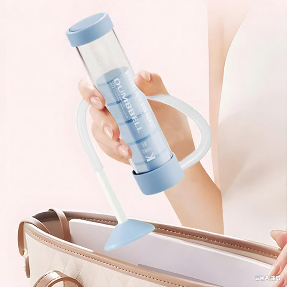 1 Set Breathing Exercise Device Abdominal Muscle Trainer Deep Breathing Dumbbell Men Women Adults Lung Capacity Training Device