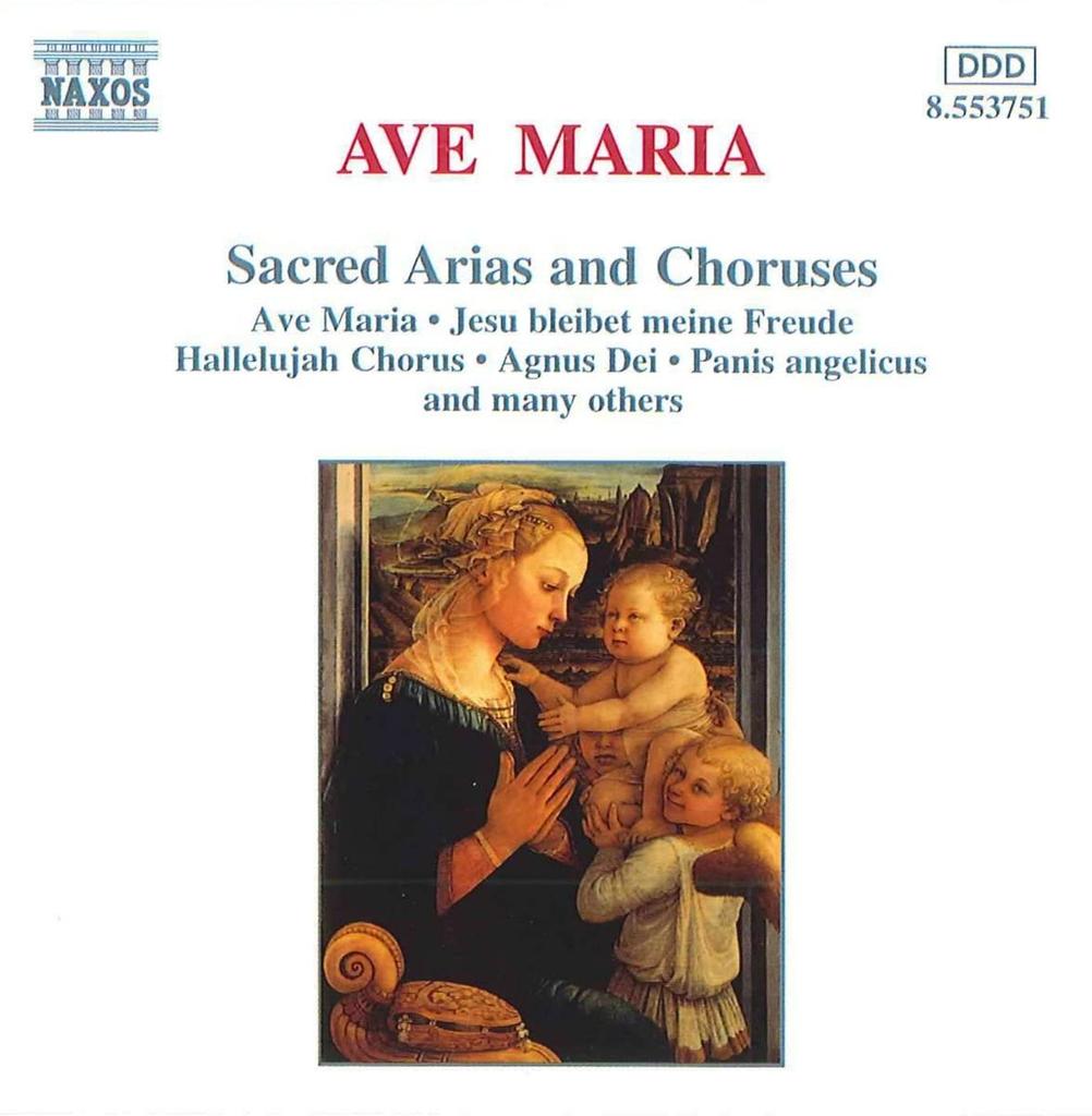 CD CHARLES GOUNOD, C?SAR FRANCK, FRANZ - Ave Maria: Sacred Arias and Choruse 8553751 Naxos 1997 Non Japan Classical Used