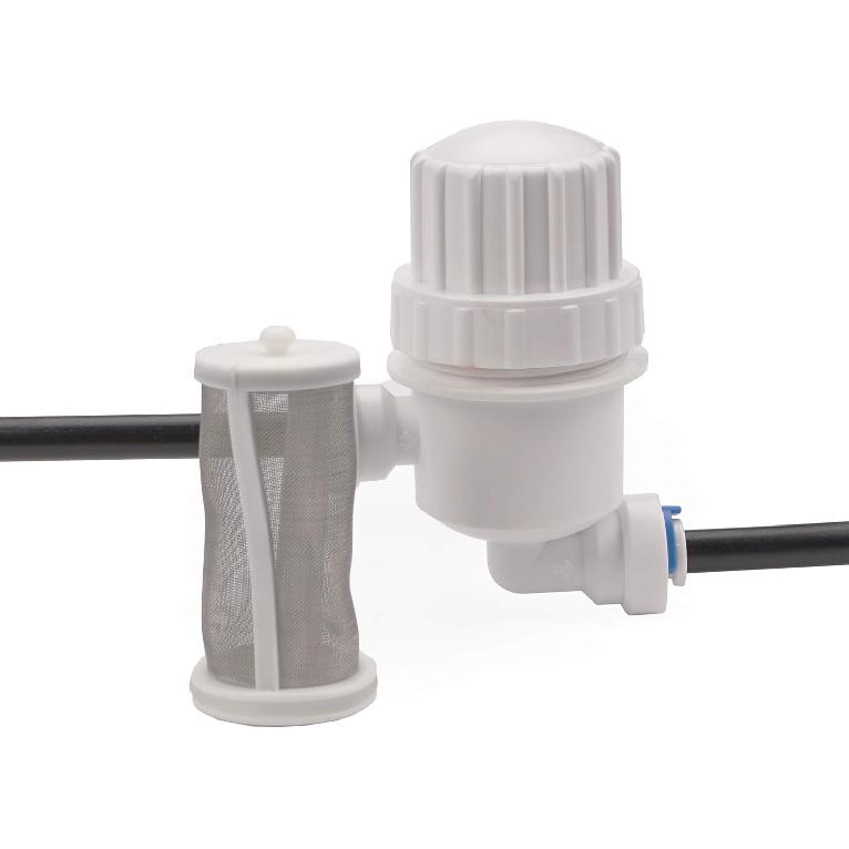 CHUNHUI Misting Cooling System Filter for 1/4" Water Tube Inlet Water, Outdoor Gardening Water Inlet Filter,Stainless Steel Sediment Filter 120 Mesh