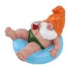 Pool Schwimmer Gnom Statue Harz Pool Party Entspannung Lustig Garten Schwimmende Gnom Figur für