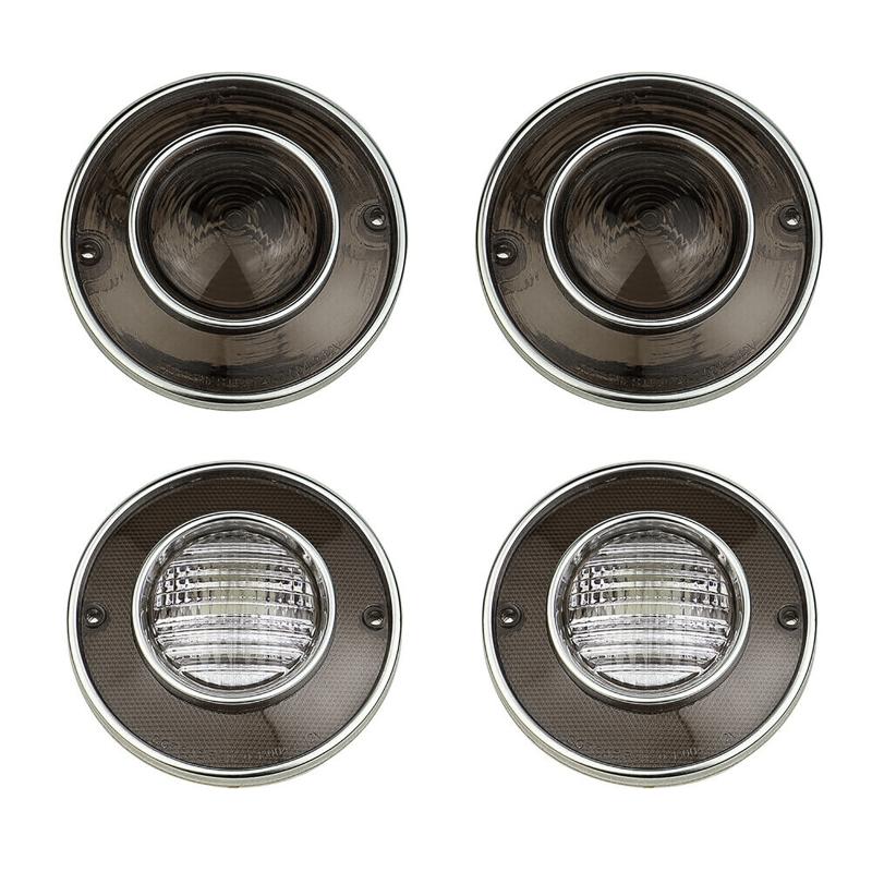 

4 шт. Автомобильный светодиодный задний фонарь, стоп-сигнал для Corvette C3 1975-1979 (без лампочек)