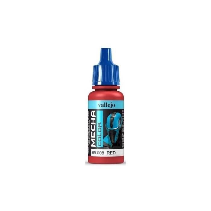 Peinture acrylique - Mecha Color Red - Rouge - À diffuser à l'aérographe sans dilution - Séchage 24 h