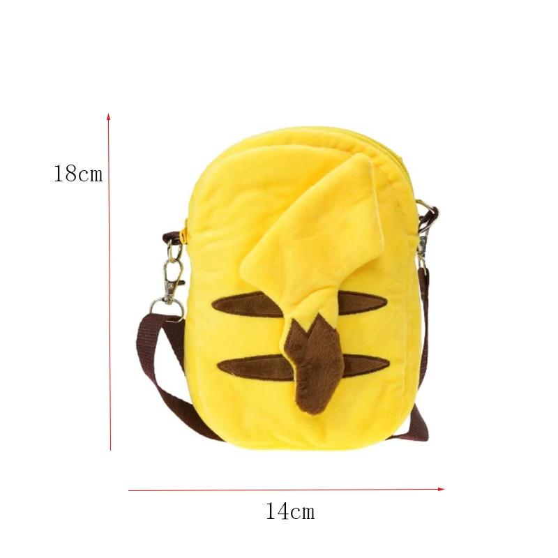 Plush Backpack Gengar Mimikyu Snorlax Rowlet Lucario Charmander Anime Shoulder Bag Doll Toy
