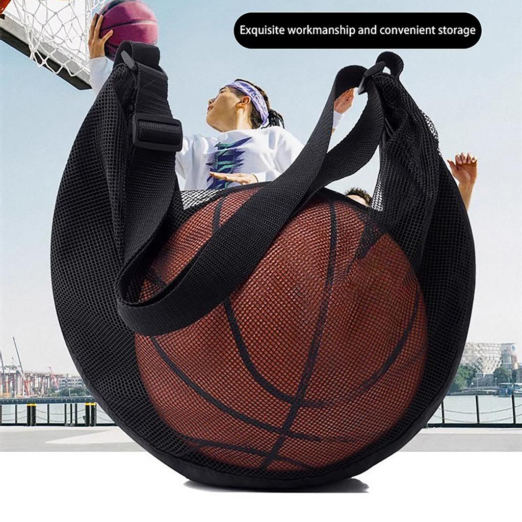 Oxford Cloth Basketball Bag, Diagonals Storage Mesh Bag, Outdoor Sports Diagonals Bag, Men's And Women's Multifunctional Large Capacity Football Bag
