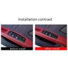 Carbon Fiber Window Lift Switch Button Panel Trim For Maserati Ghibil 2014-