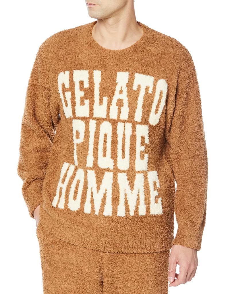 gelato pique HOMME Powder Big Logo Pullover PMNT215960 BRW M Men's