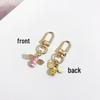 Exquisite Rhinestone Mini Bee Keychain - Women's Bag Charm