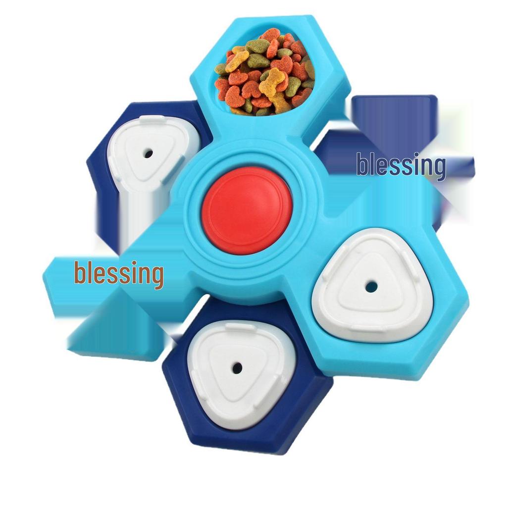Educational Pet Toy: Multi-Layer Rotating Turntable Slow Feeder for Dog Training