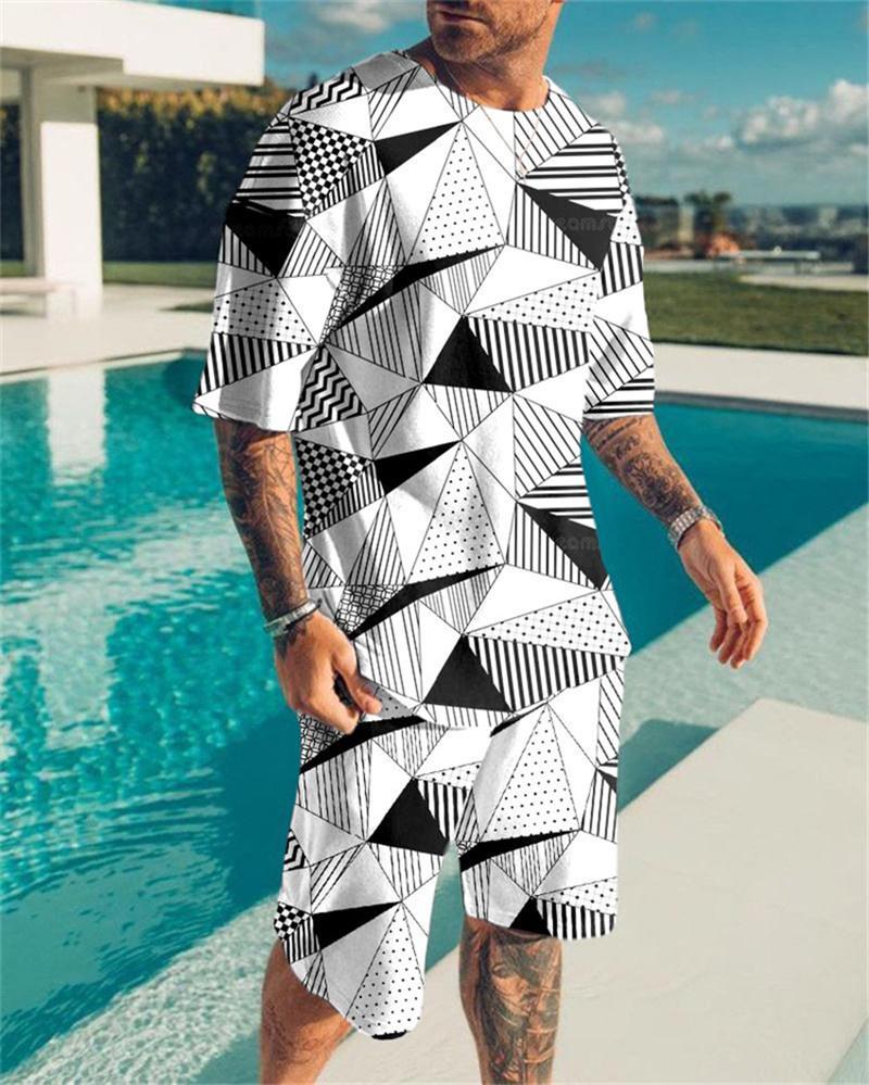 Tshirt da uomo Stampa digitale 3D alla moda Pantaloncini Sleeve_Beach da  uomo Set T-shirt all-match da uomo + Set pantaloncini acquista in modo  economico — spedizione gratuita, recensioni reali con foto —