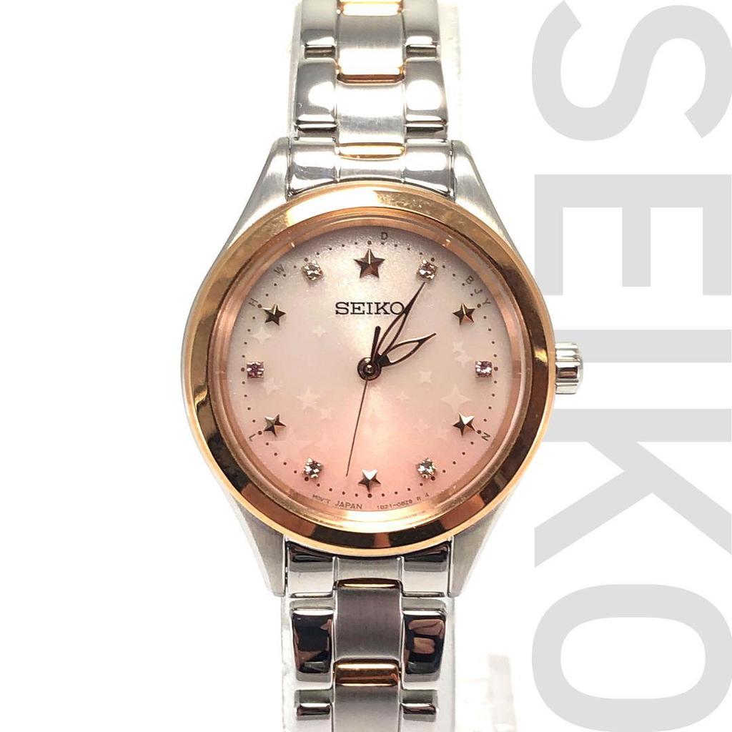[USED] Seiko with Box / SE Star Index / Solar Radio Wave
