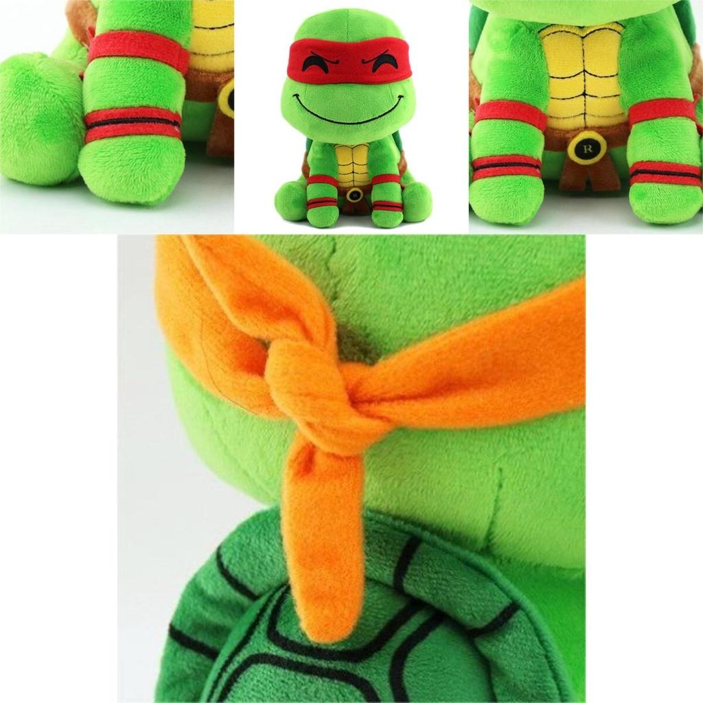 Pelúcia Fofa de Tartaruga Ninja Animal de Pelúcia Macio Para Crianças Figura de Tartaruga Estilo Desenho Animado