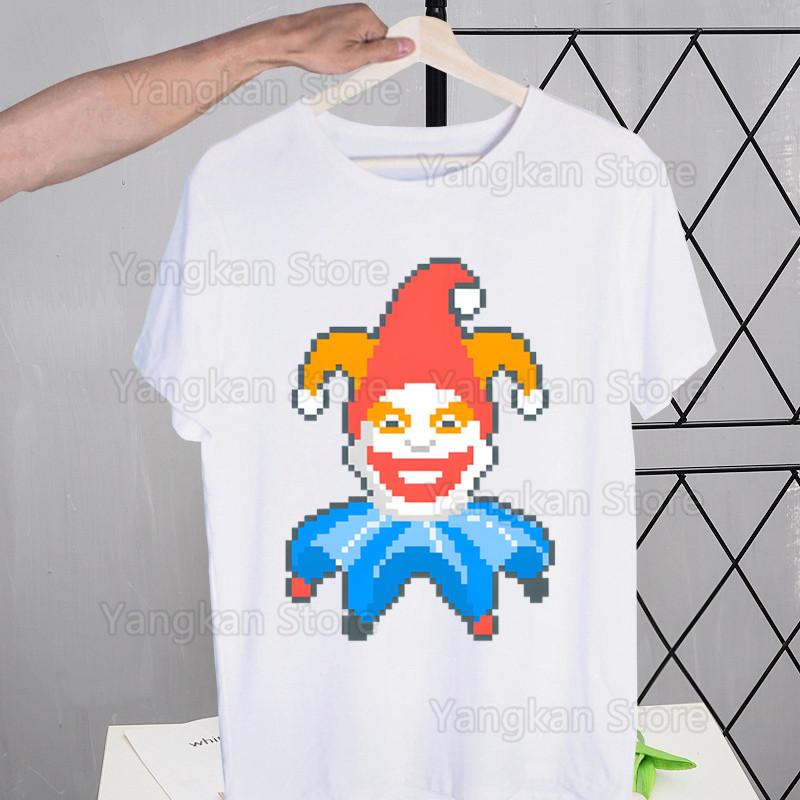 

Балатро Мужская Женская Футболка Топы Круглый Вырез Приталенная Мягкая Аниме Манга Футболка Футболка Одежда Футболка 2XL