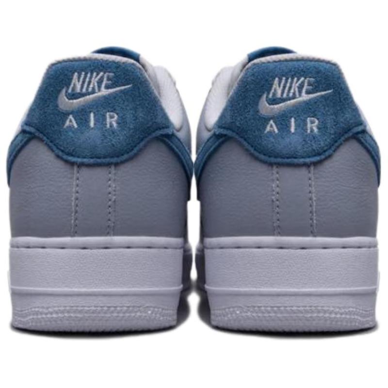Nike Air Force 1 Anti-Slip Wear-Resistant Low-Top Skateboard Shoes Unisex Blue White  Sneakers  HV1795-141