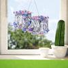 Acrylic Diamond Painting Hanging Pendant Single-Sided 5D DIY Diamond Painting Dots Pendant for Garden Window Decoration