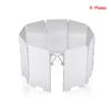 9 Plates Foldable Gas Stove Windshield Outdoor Camping Cooking Burner Windproof Screen