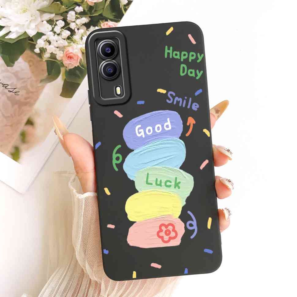 For Vivo Y53s 5G V2111A Case Printed Popular Cartoon Animals Silicone Back Cover For Vivo Y 53S 5G V2058 6.58" Phone Cases Capa