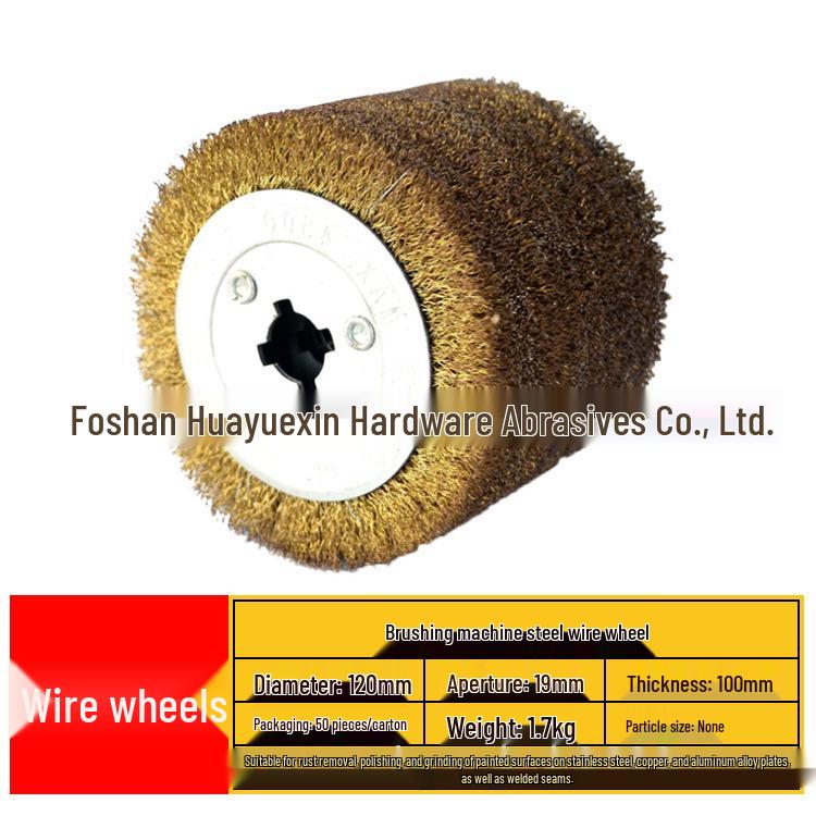 120x100mm Green Scouring Pad Brushed Wheel for Metal & Stainless Steel Polishing