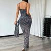 European & American Leopard Print Lace Camisole Dress - Sexy Women's Hot Girl Style
