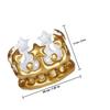 6Pcs Inflatable Crown Birthday Party Crown Photo Prop Cosplay Fancy Dress Accessory Festival Decorative Hat Multipurpose