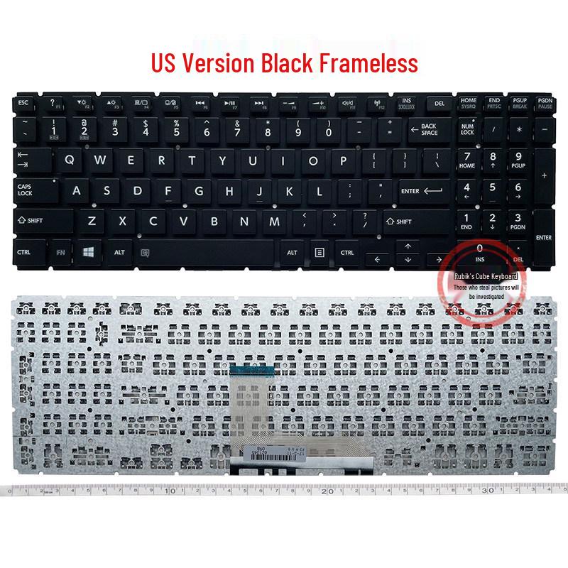 Compatible Keyboard for Toshiba L50-B, L50T, L50D, L55DT, S50-B, S55, P55W-B, P50T-C models _ _