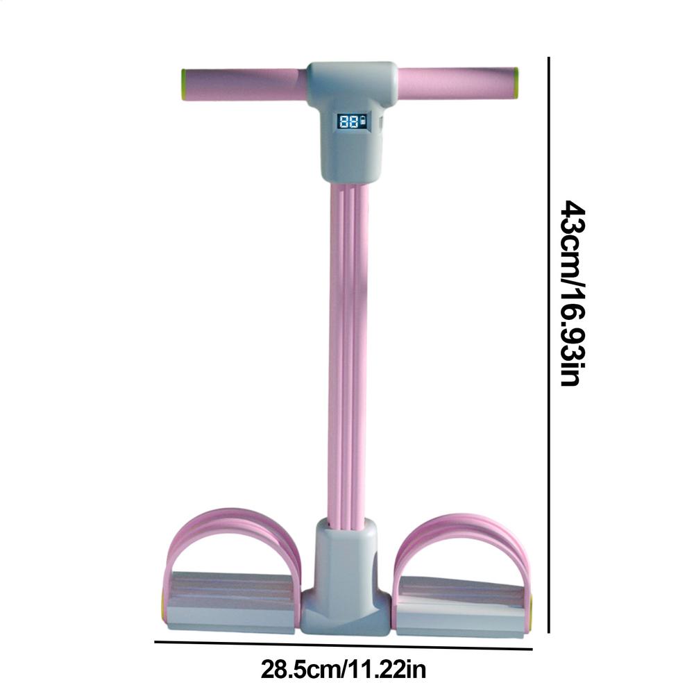 Йога педальный эспандер портативная лента сопротивления 6-трубный педальный эспандер для лодыжек разноцветный тренажер для пресса эластичный для растяжки