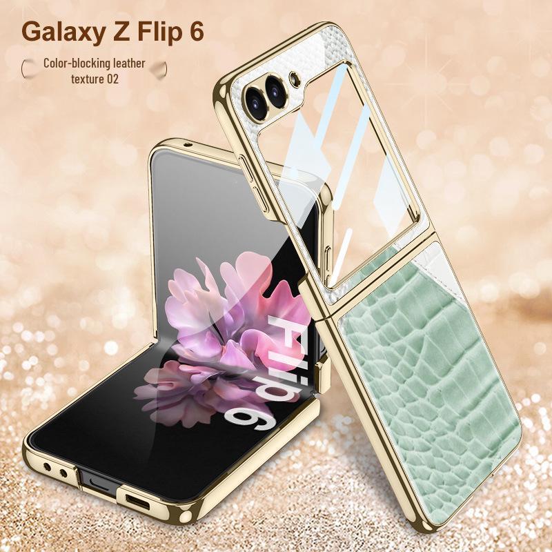 Samsung Z Flip 6 Foldable Screen Case: Anti-Drop, Electroplated, Personalized Protective Phone Cover