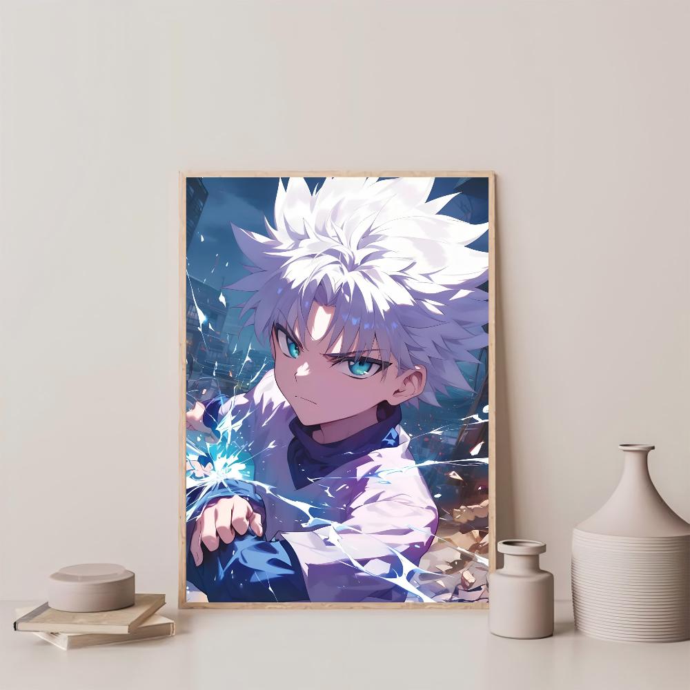 1pc Popular Classic Anime Boy My Hero Academy Killua Zoldyck Poster HD Poster Home Room Bar Cafe Decor Art Wall Painting Picture