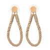 2Pcs Towel Hanging Rope Washroom Decorative Tissue Holder None Drilling Toilet Paper Holder Toilet Accessories