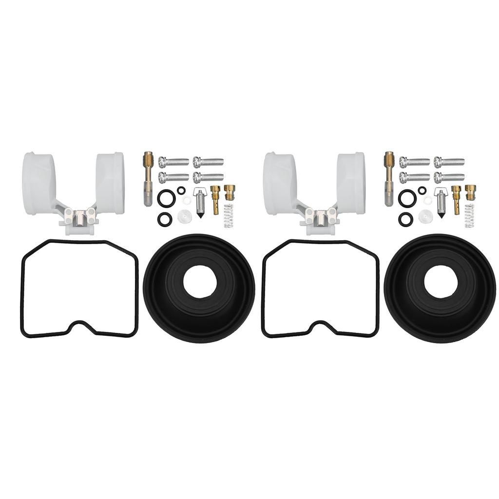 2 Sets Carburetor Rebuild Fix Kit Carb Overhaul Fit for Kawasaki Vulcan 500 EN500 1991‑1995