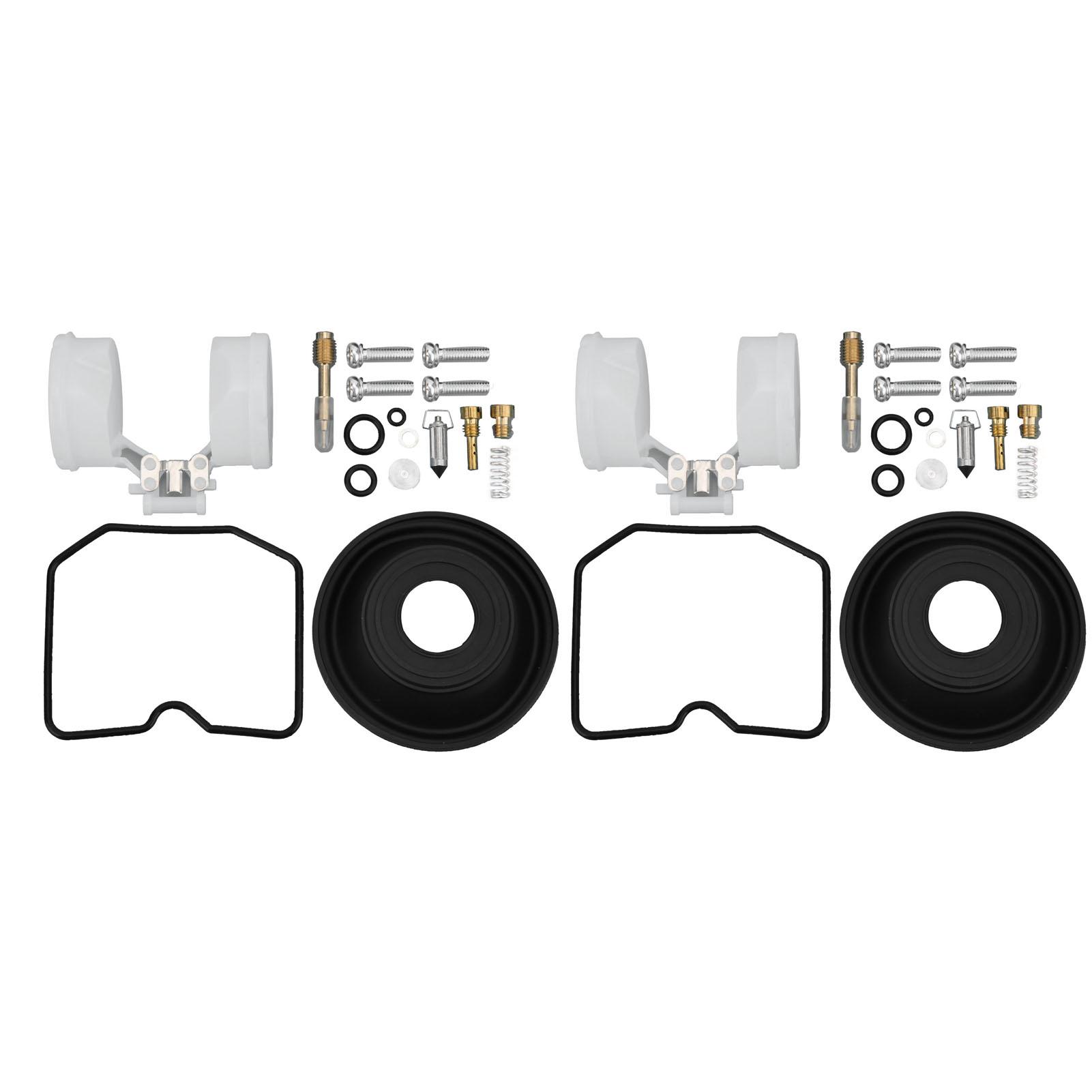 

2 Sets Carburetor Rebuild Fix Kit Carb Overhaul Fit for Kawasaki Vulcan 500 EN500 1991‑1995