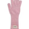 MAC MOC Sso Ok Sook Rabbit Fur Wool Logo Gloves_6 Colors