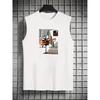 Classic Crew Neck Tank Top Solid Color Versatile Wear