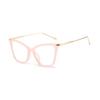 Cat Eye Glasses Retro Women's Sunglasses Extra Large Transparent Lenses Elegant Daily Travel Use