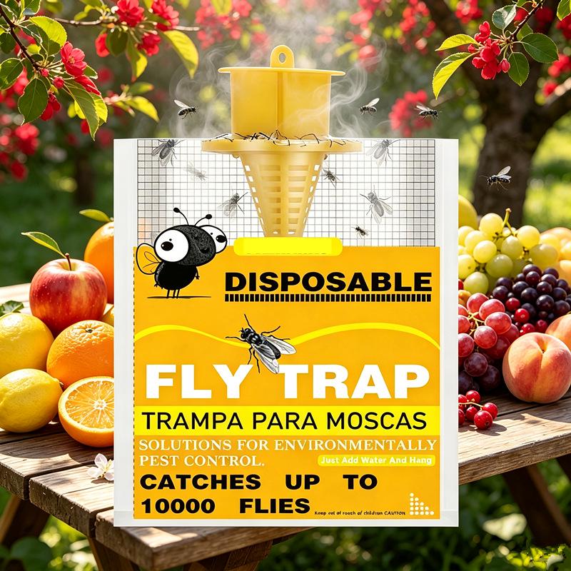 Saco Armadilha Transparente para Moscas - Capturador e Matador de Moscas