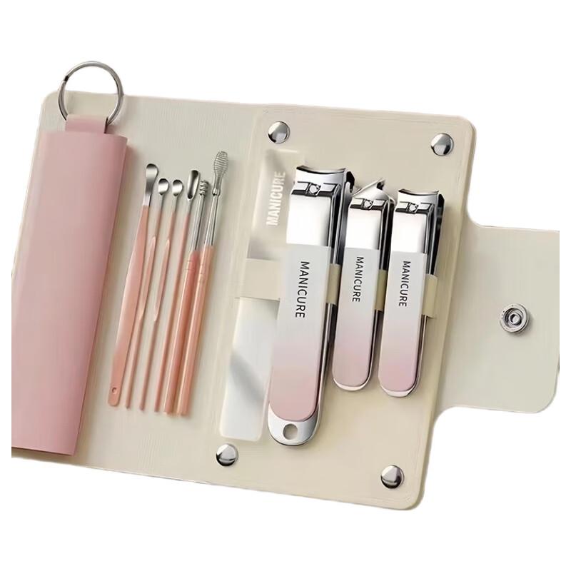 Xiaoyueya Gradient Pink 10-Piece Manicure Set