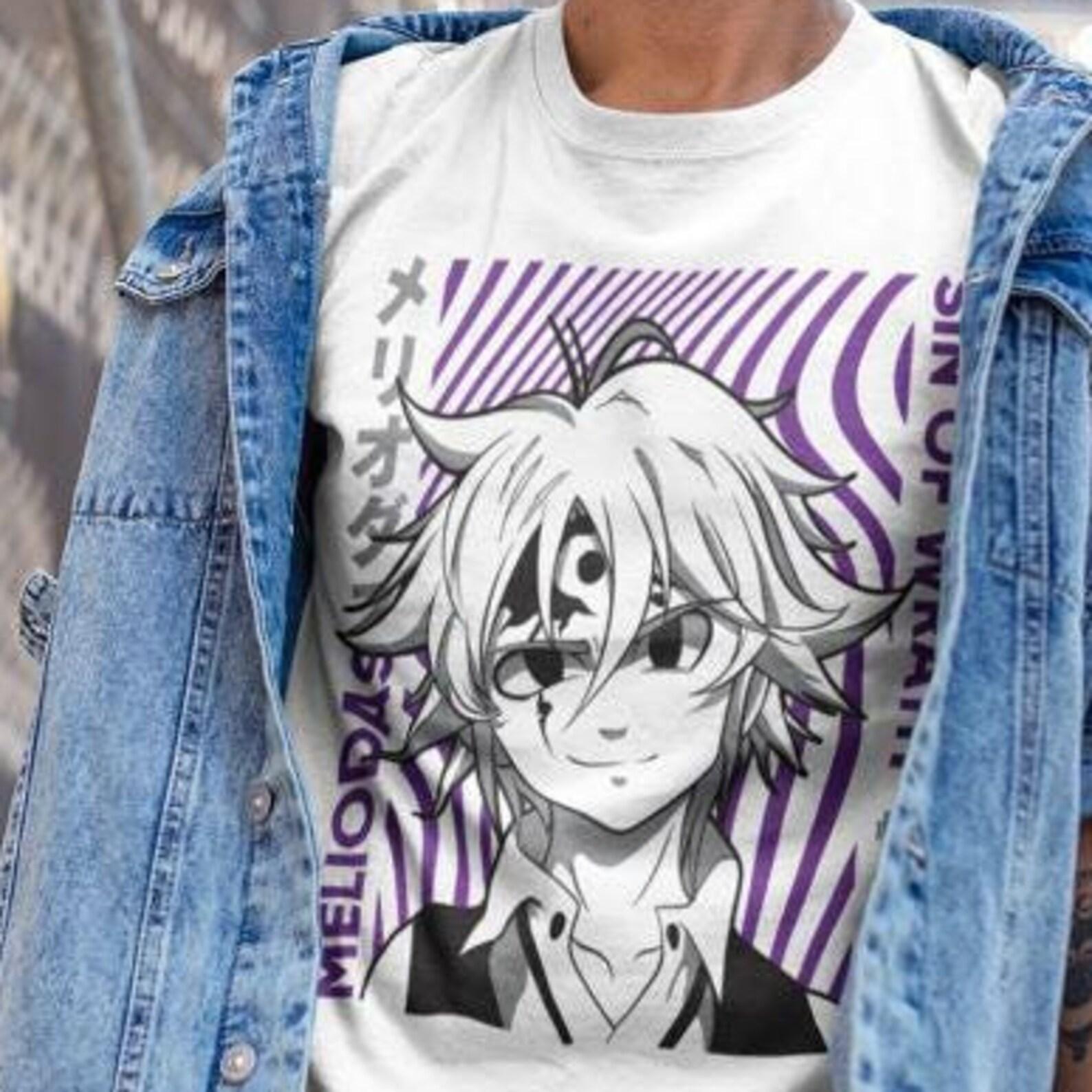 Unisex Escanor T shirt, The Seven Deadly Sins T shirt, Nanatsu no Taizai, Anime Shirt, Anime T shirt 4XL