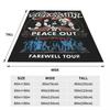 Aerosmith Farewell Tour Band Music Blanket Velvet Comfortable Super Soft Throw Blanket for Bedroom Rug Piece