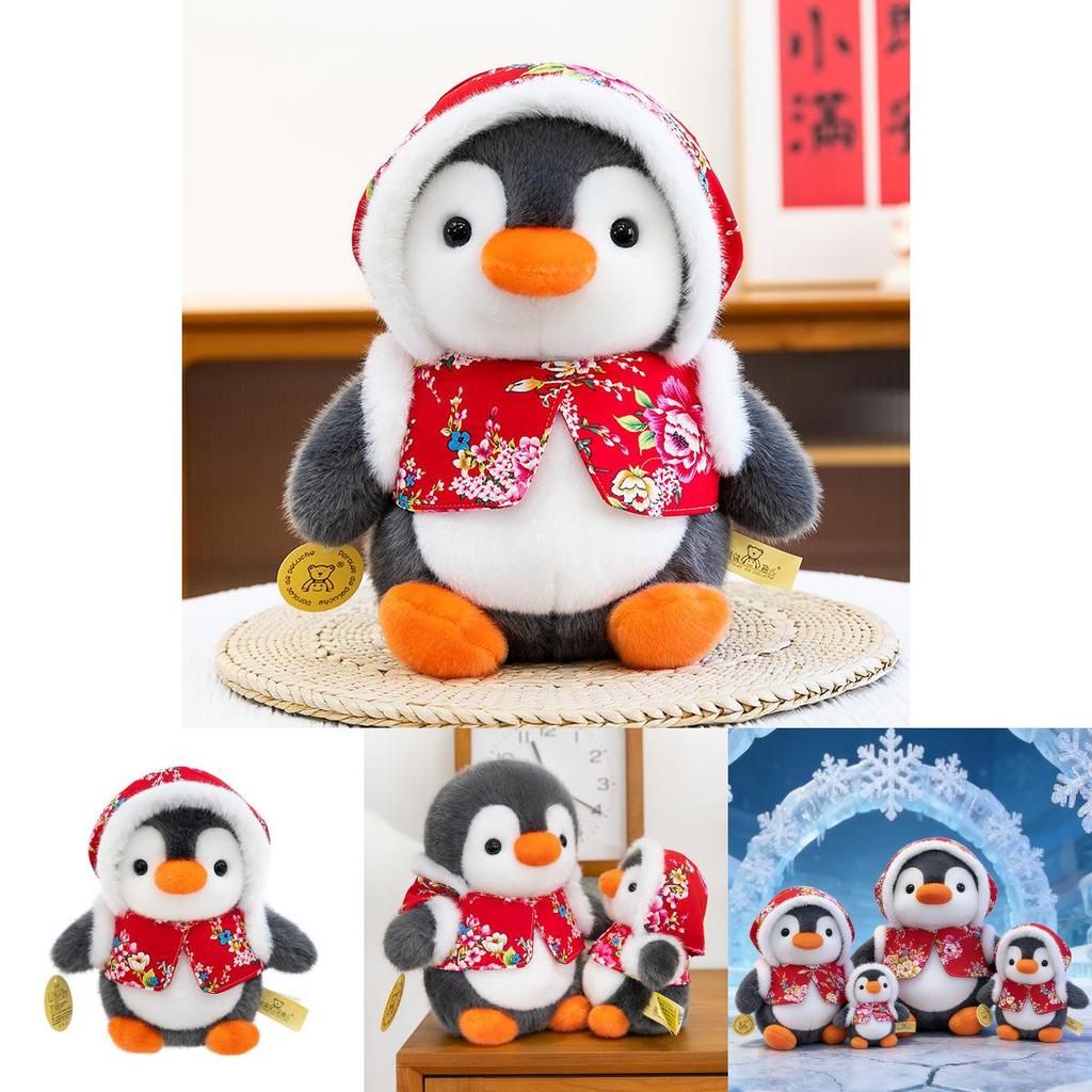 Penguin Plush Toy Collectors Edition Soft Stuffed Animal For Winter Holiday Gifts
